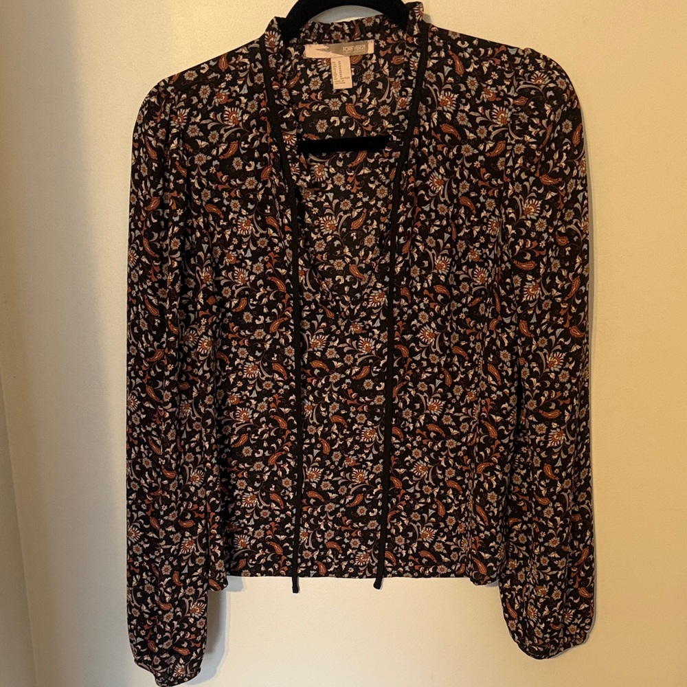 Forever 21 Multicolor Floral Blouse